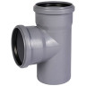 Тройник канализационный PP-H Ostendorf HT HTEA DN 32/32х87° цвет серый 1