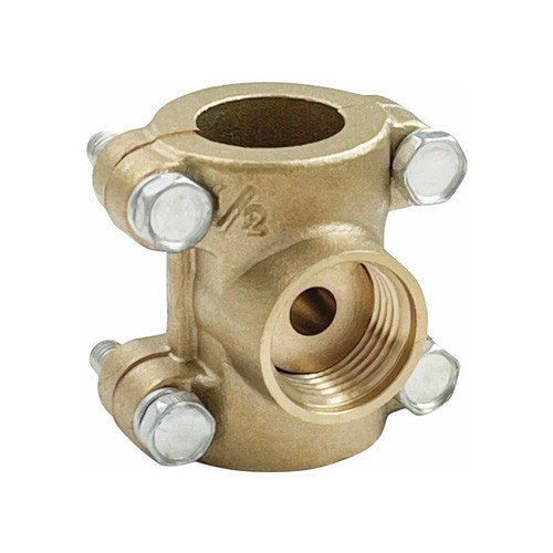 Тройник-обойма VALFEX VF.755 ВР 3/4"x1/2"x3/4" Ду 20x15x20 Ру 40 ремонтная латунный 1