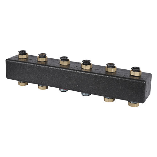 Коллектор распределительный Meibes MeiFlow 8 M66301.31 5-ти контурный ВР-НР 1 1/2" DN 40 PN 6 в теплоизоляции 1