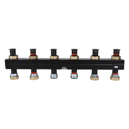 Коллектор распределительный Meibes MeiFlow 8 M66301.31 5-ти контурный ВР-НР 1 1/2" DN 40 PN 6 в теплоизоляции 2