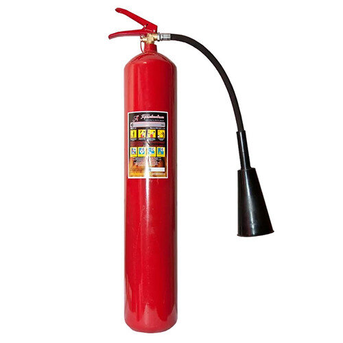 Огнетушитель углекислотный Ярпожинвест ОУ-6-ВСЕ, ЗПУ-алюминий