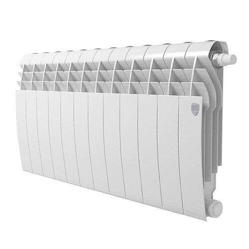 Радиатор биметаллический Royal Thermo BiLiner 350 V (12 секций) Bianco Traffico