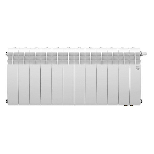 Радиатор биметаллический Royal Thermo BiLiner 350 V (12 секций) Bianco Traffico