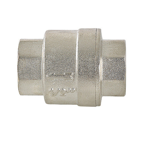 Клапан обратный VALTEC VT.161.N.07 1 1/4" DN 32 PN 25 пружинный резьбовой, латунный с никелевым покрытием