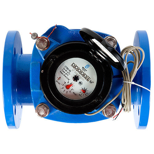 Счетчик промышленный Декаст СТВХ-65 УК ДГ1 (260 мм, 100 л/имп) холодной воды