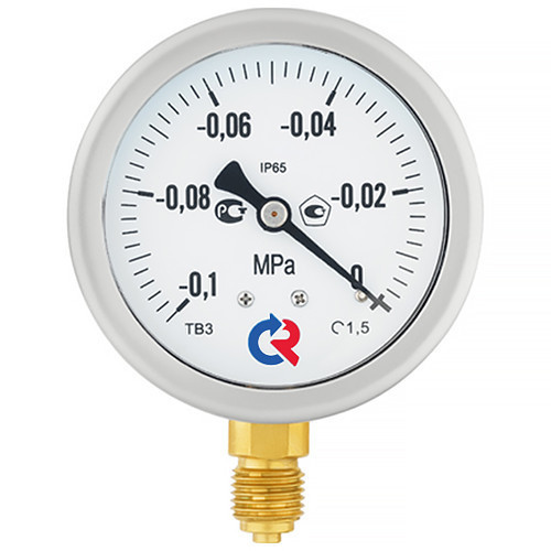 Манометр РОСМА ТМ-320Р.00 (0...10 МПа) Байонет Дкорп=63мм кл. 1,5 M12x1,5 виброустойчивый (готовый к гидрозаполнению) радиальный УТ-00047686