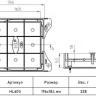 Декоративная крышка HL601i для трапа HL600N/HL600NHO 2