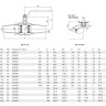 Кран шаровой Vexve 304065 DN 65 PN 25 стальной полнопроходный под приварку для газа, ручка-рычаг 2