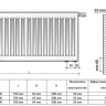 Радиатор панельный Royal Thermo VENTIL COMPACT VC21-300-700 RAL9016 2