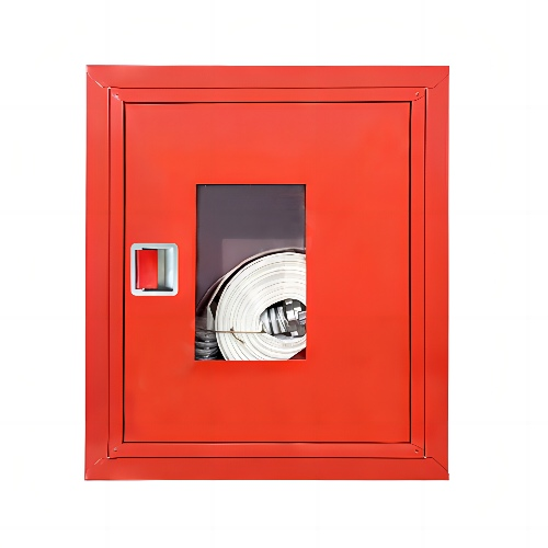 Шкаф пожарный ФАЭКС ШПК 310 ВОК универсальный стандарт встроенный открытый красный с евроручкой