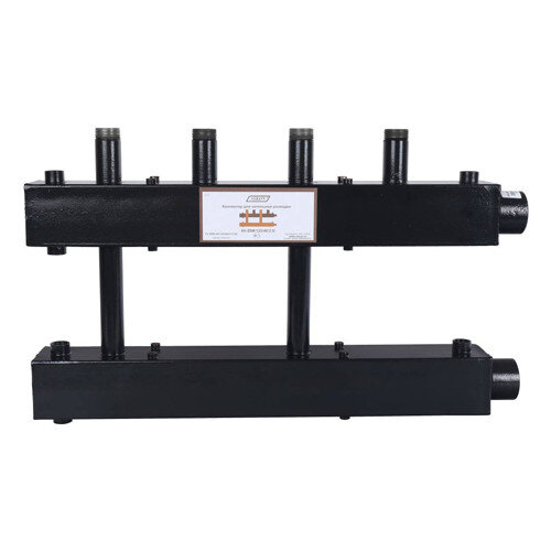 Коллектор распределительный Askon Дублер КК-25М/125/40/2D 2-х контурный ВР-НР 1"x1 1/2" Ду 25 Ру 6 без теплоизоляции