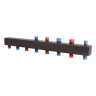 Коллектор распределительный ROMMER RDG-0016-004045 5-ти контурный НР 1"x1 1/4" Ду 32 Ру 4 без теплоизоляции 1