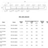 Коллектор распределительный ROMMER RDG-0016-004045 5-ти контурный НР 1"x1 1/4" Ду 32 Ру 4 без теплоизоляции 3