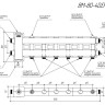 Коллектор распределительный GIDRUSS BM-80-4D.EPP 4-х контурный НР 1 1/4"x1" Ду 32 Ру 6 балансировочный в термоизоляции 2