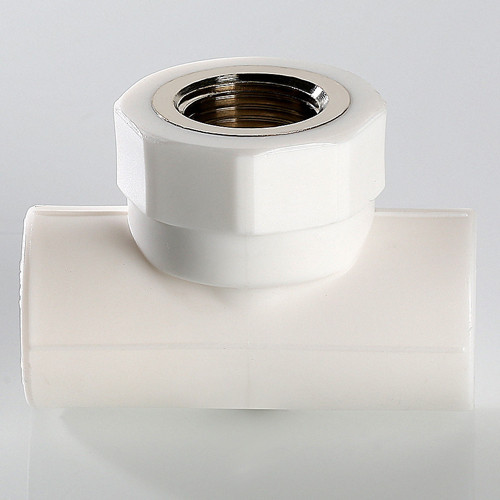 Тройник переходной VALTEC VTp.732 ВР 1/2" DN 20x15x20 PN 25 полипропиленовый комбинированный 3