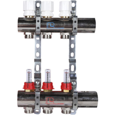 Коллектор LUXOR CD 477/3 в сборе с расходомерами