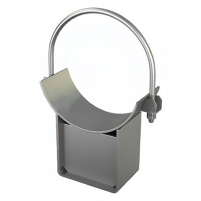 Опора 15 Ду 159 ОСТ 34-10-617-93 H=100 мм хомутовая скользящая углеродистая сталь