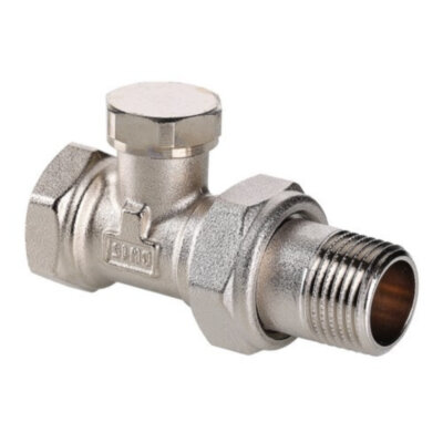 Клапан радиаторный Valtec VT.020 3/4" DN 20 PN 10 настроечный прямой