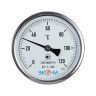 Термометр биметаллический ЭКОМЕРА БТ-1 Ду 100, Т 0-120C, L=40 1