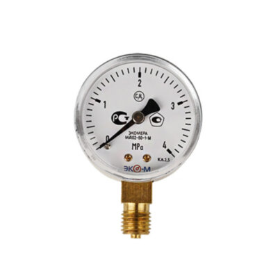 Манометр ЭКОМЕРА МД02 Ду 50 мм Ру 0-4 МПа C2H2 (ацетилен)