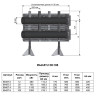 Коллектор распределительный Meibes Victaulic V 150 M66457.2 2-х контурный DN 150 PN 10 в теплоизоляции 2