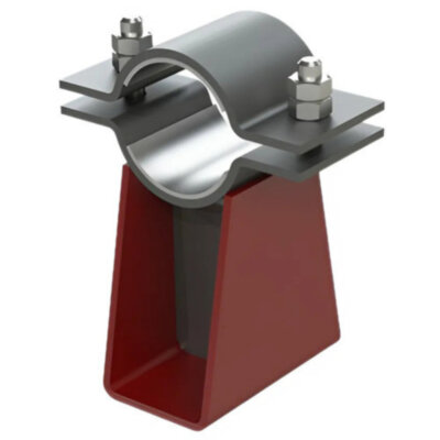 Опора Дн 28 Л8-511.000-02 скользящая с плоским хомутом углеродистая сталь