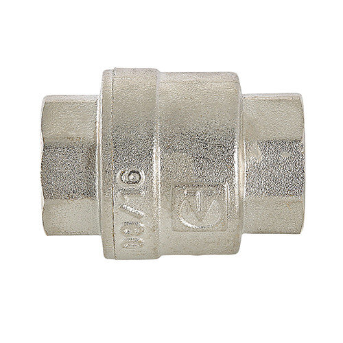 Клапан обратный VALTEC VT.161.N.08 1 1/2" DN 40 PN 25 пружинный резьбовой, латунный с никелевым покрытием