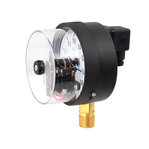 Манометр РОСМА ТМ-510Р.05 (0...600 кгс/см2) Дкорп=100мм кл. 1,5 М20х1,5 с ЭКП тип V, с повышенной пылевлагозащищенностью IP54, общетехнический радиальный УТ-00049142