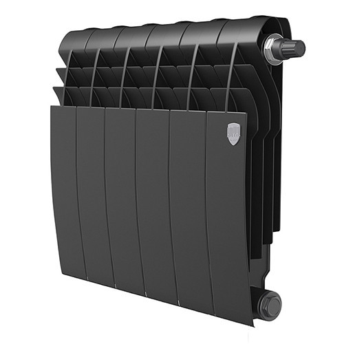 Радиатор биметаллический Royal Thermo BiLiner 350 V (6 секций) Noir Sable 1