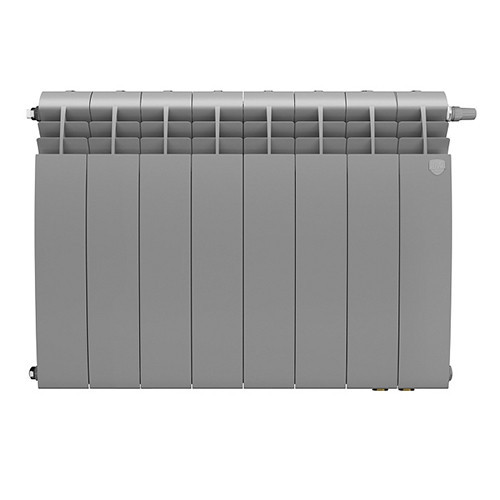 Радиатор биметаллический Royal Thermo BiLiner 500 VR (8 секций) Satin Silver 2