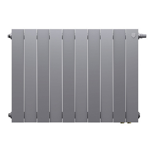 Радиатор биметаллический Royal Thermo PianoForte 500 VD (10 секций) Silver Satin 2
