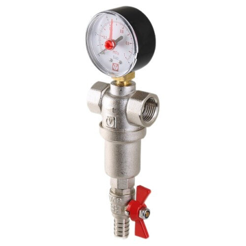 Фильтр механической очистки Valtec VT.389 1" DN 25 PN 16 промывной каскадный