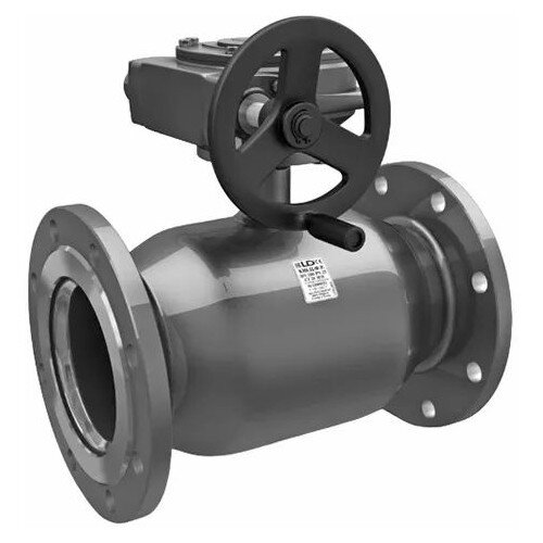 Кран шаровой цельносварной LD КШ.Ц.Ф.Р.300.016.П/П.02 Ду 300 Ру 16 стальной полнопроходный фланцевый