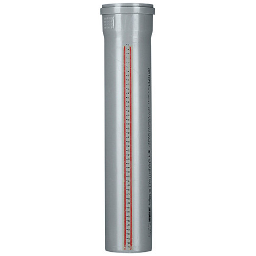 Труба канализационная PP-H Ostendorf HT HTEM DN 125х3,1х150 цвет серый