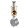 Редуктор давления VALTEC VT.088.N.0555SM 3/4'' DN 20 PN 16 поршневой, регулируемый, прямого действия, без манометра-индикатора, латунный с никелевым покрытием 7
