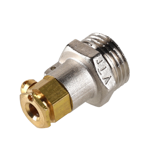 Латунный переходник VALTEC 1/2" для подключения датчика температуры VTr.424.N.D604