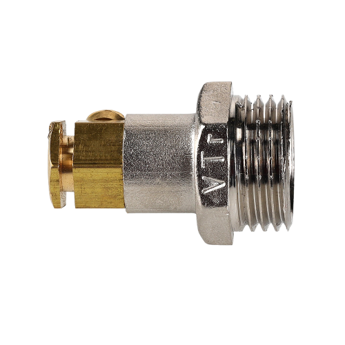 Латунный переходник VALTEC 1/2" для подключения датчика температуры VTr.424.N.D604