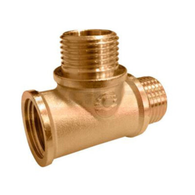 Тройник переходной VALFEX VF.133 ВР-НР 1/2"x1/2"x1/2" Ду 15 Ру 40 латунный