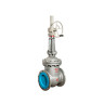 Задвижка 30с576нж Ду500 Ру63 стальная с редуктором 1