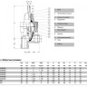 Задвижка AVK 11/00 DN 32-1 1/2" PN 16 ответвительная с наружной и внутренней резьбой угловая 2