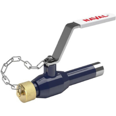 Кран шаровой NAVAL 28402334 DN 15 PN 40 стальной стандартнопроходный резьба и заглушка/сварка