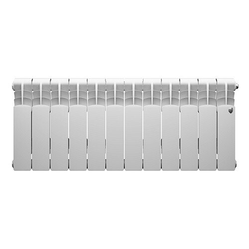 Радиатор биметаллический Royal Thermo Revolution Bimetall 350 (12 секции) Bianco Traffico
