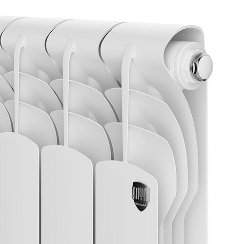 Радиатор биметаллический Royal Thermo Revolution Bimetall 350 (12 секции) Bianco Traffico