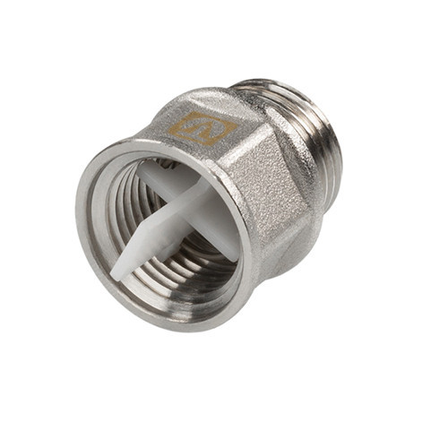 Клапан отсекающий VALTEC VT.539.NO.04 1/2" DN 15 PN 10 для монтажа автоматического воздухоотводчика, латунный с никелевым покрытием 8