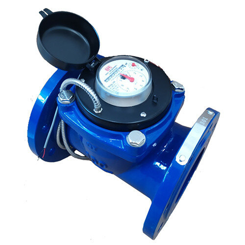 Счетчик для холодной воды Водомер ТВСХд-01-100 турбинный фланцевый с импульсным выходом