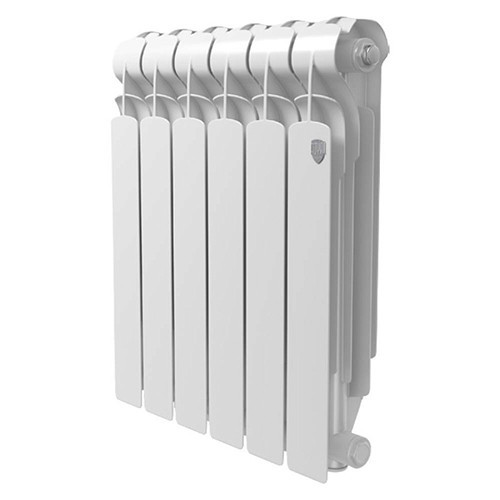 Алюминиевый радиатор Royal Thermo Indigo 500 2.0 - 06 секц. RAL9016 1