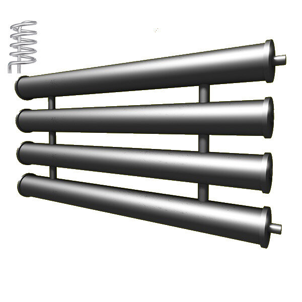 Регистр отопления РАП-4x159x4,0-12000 автономный четырёхрядный с плоскими заглушками