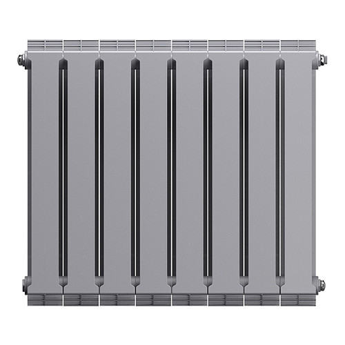 Радиатор биметаллический Royal Thermo PianoForte 500 (8 cекций) Silver Satin 3