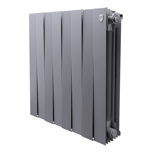 Радиатор биметаллический Royal Thermo PianoForte 500 (8 cекций) Silver Satin 1