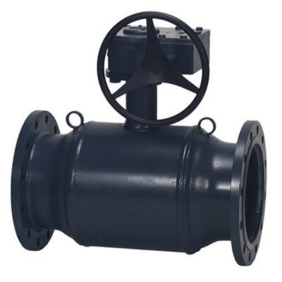 Кран шаровой Danfoss JiP Full Bore FF WG DN 150 PN 16 стальной полнопроходный фланцевый с ручным редуктором